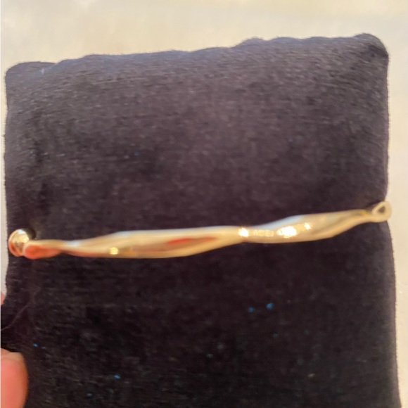 Jewelry - Twist Gold Tone Cuff Bangle Fashion Jewelry